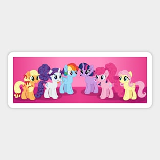 Alternate hair Mane 6 Sticker